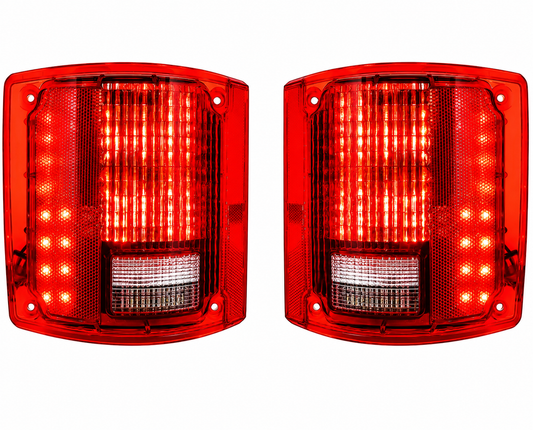 1973-91 Chevy/GMC Pickup, Suburban,Jimmy- Sequential LED Taillight Assemblies; Pair