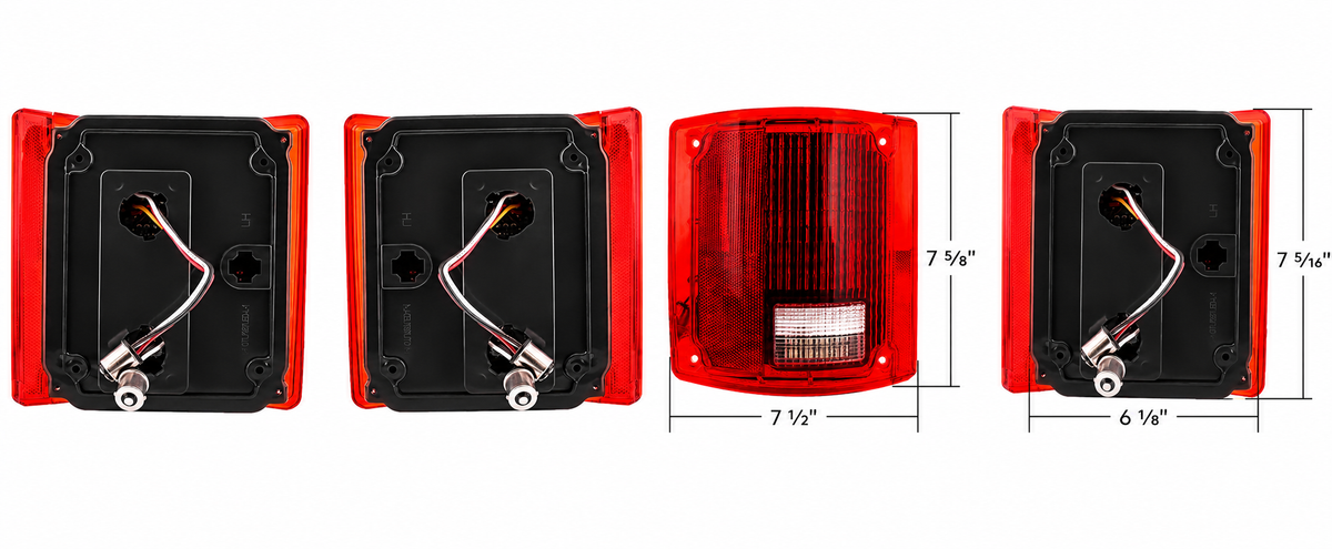 1973-91 Chevy/GMC Pickup, Suburban,Jimmy- Sequential LED Taillight Assemblies; Pair